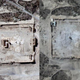 Satellite photo taken last summer shows the extent of the damage done to the Temple of Bel. The image at left was taken in 2010. Image: United Nations/EPA